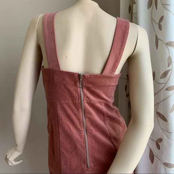 Pink velvet dress from forever 21 - Picture 7 of 9